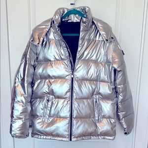 Silver Puffer Jacket